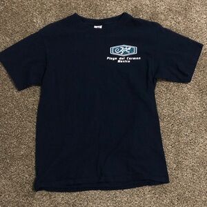 Men's Navy Blue Graphic Tee